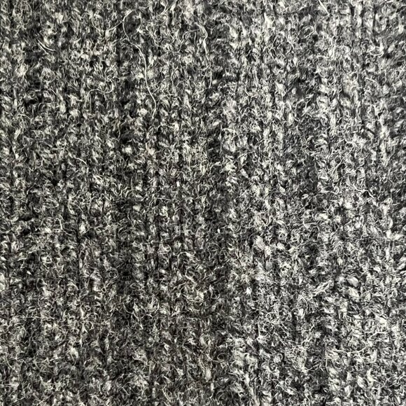 LL Bean Men's Rib Knit Wool Crew Sweater, Gray, M - Picture 5 of 9